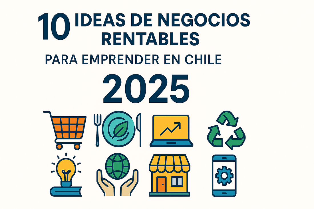 10 ideas de negocios rentables para emprender en Chile este 2025-2026