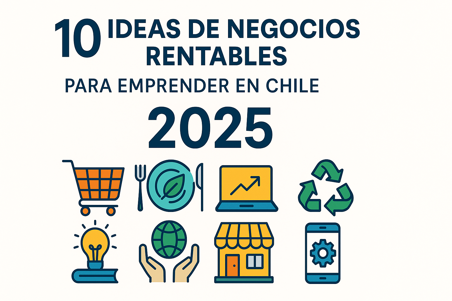 10 ideas de negocios rentables para emprender en Chile este 2025-2026