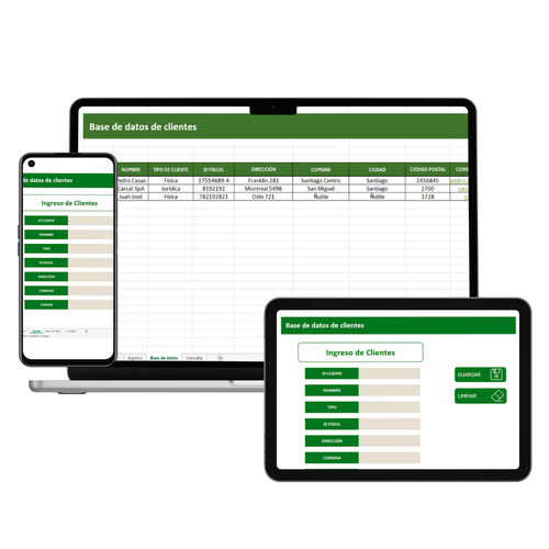 Base de datos de clientes