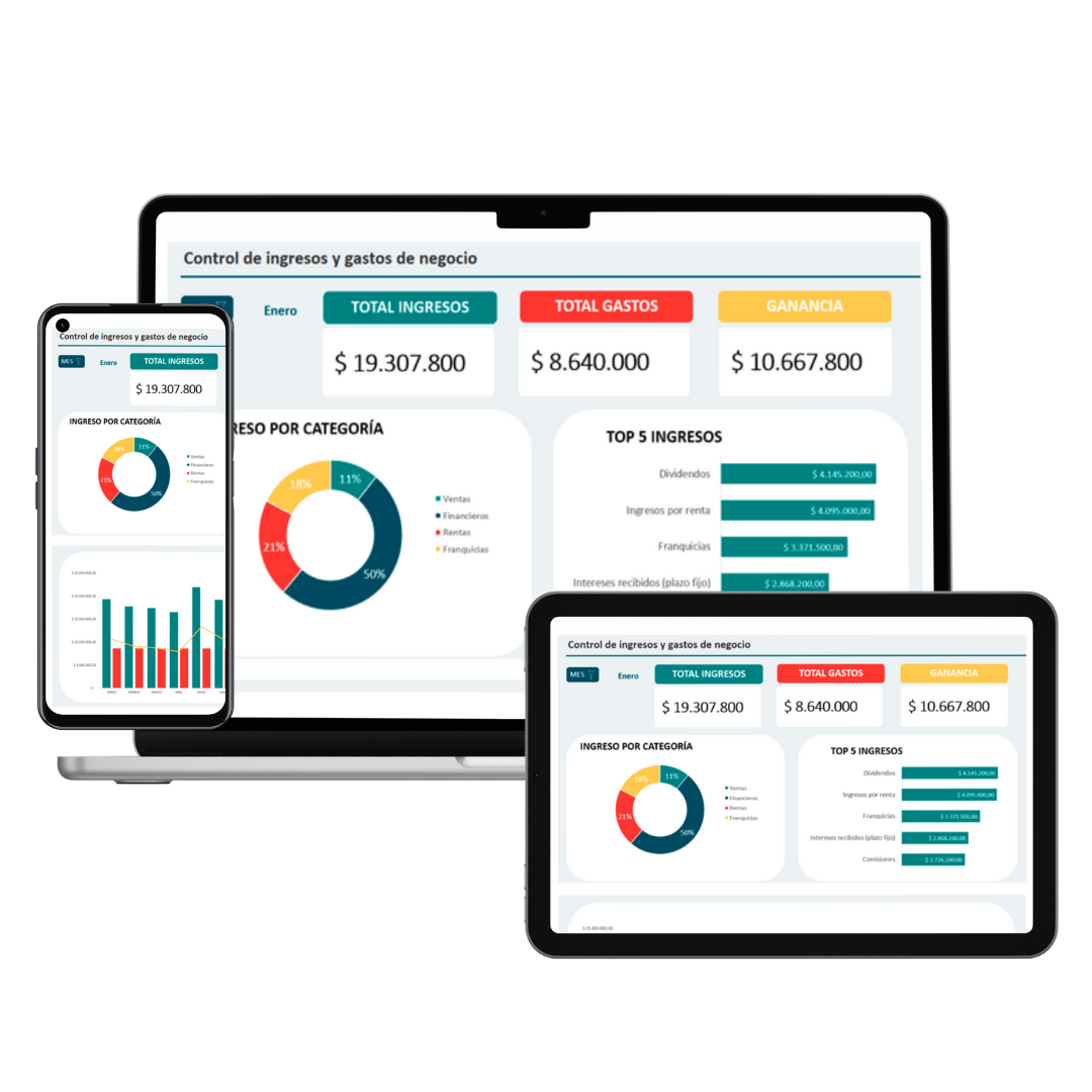 Control de ingresos y gastos