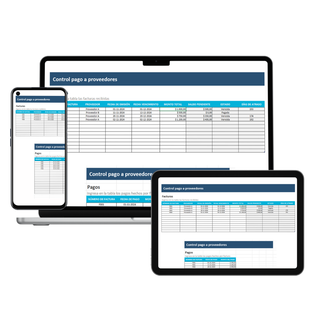 Pack Excel "Ordena Tu Negocio" para Emprendedores
