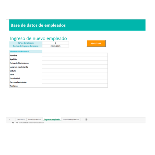 Base de datos de Empleados